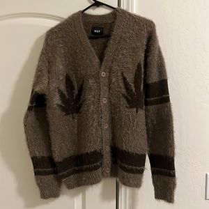 HUF x Pleasures Cardigan - Men’s L / Women’s M